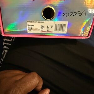 Keds Barbie KP Met Lea Gold Sneakers